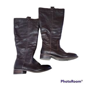 Lumani brown leather boots
